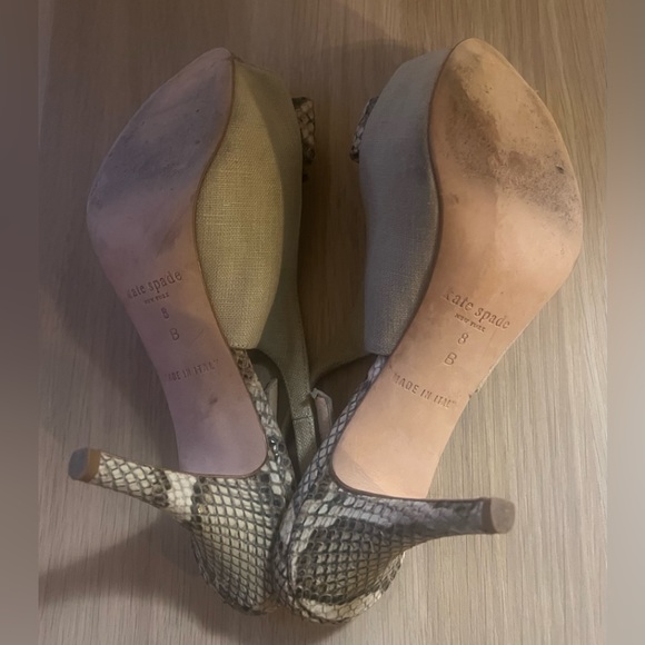 Kate Spade New York sling back heels 8 - Picture 6 of 8